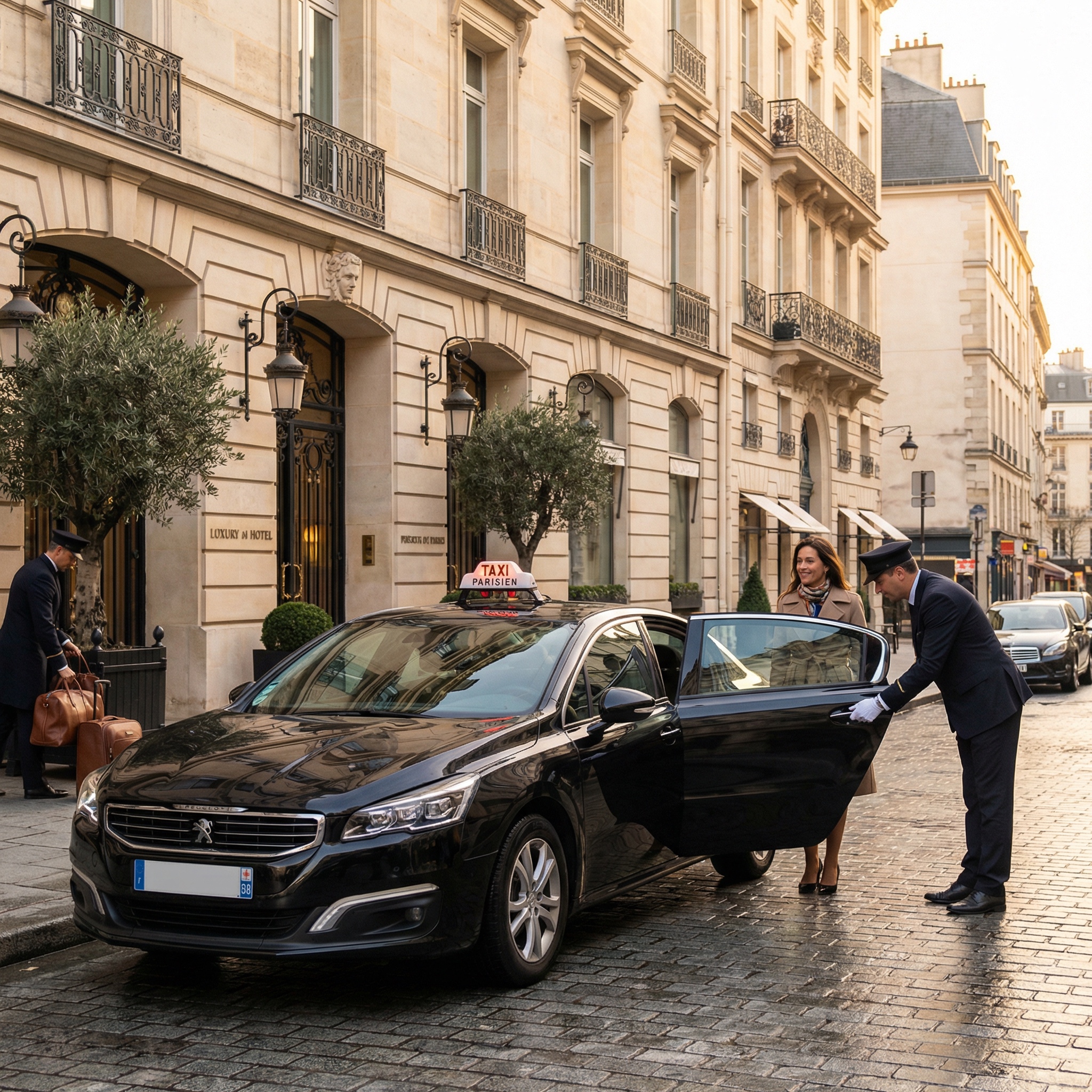 Accueil hôtel et service taxi